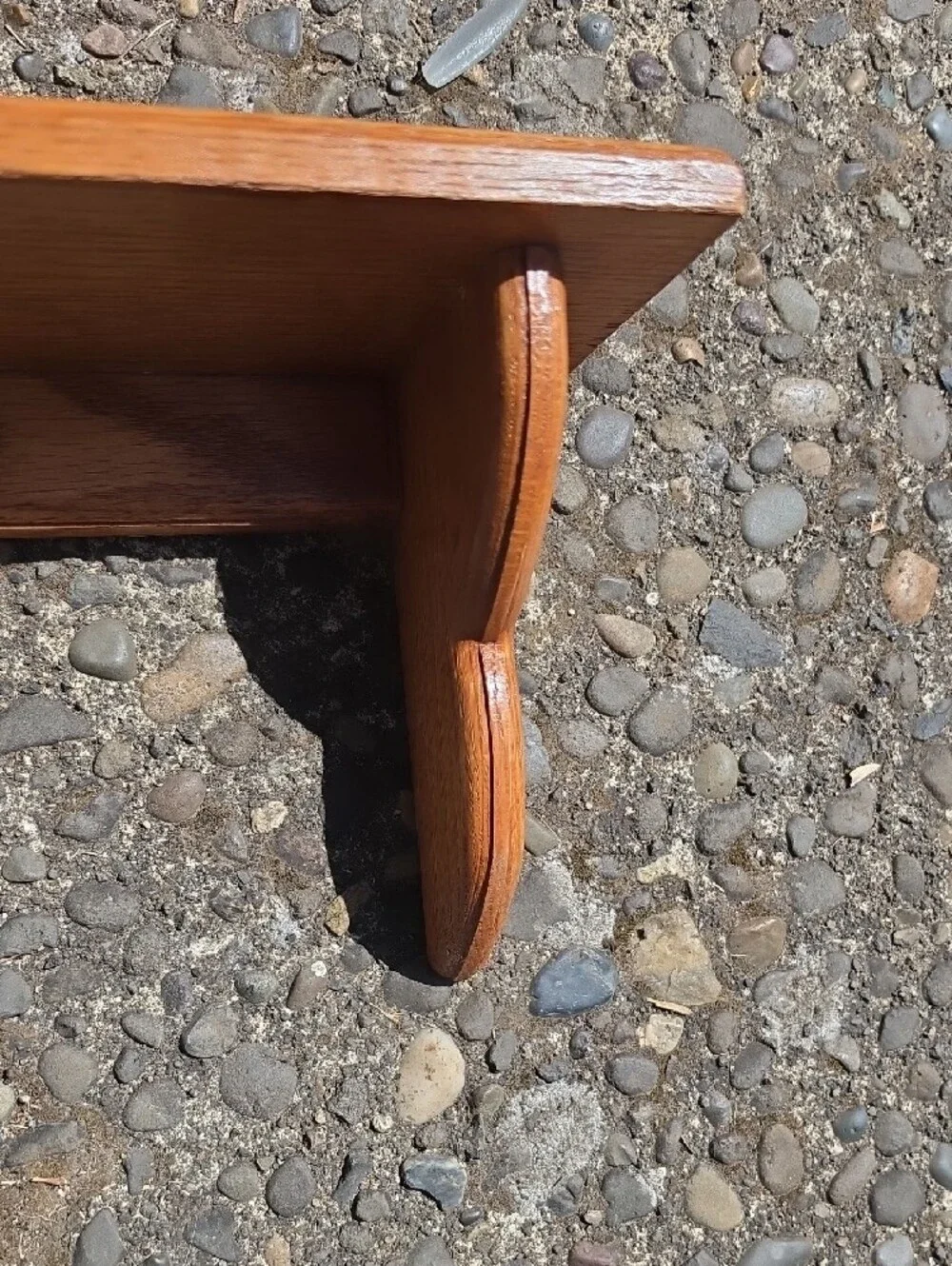 Antique Wood Wall Shelf